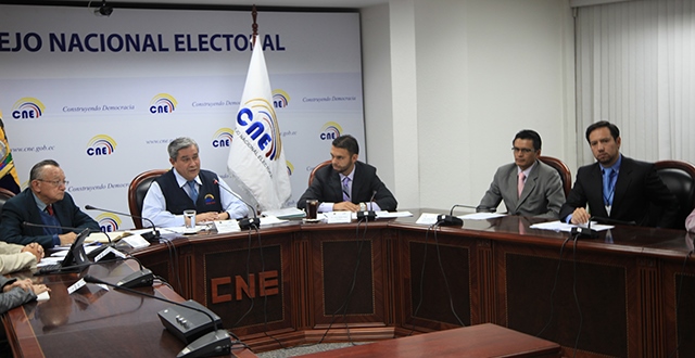 CNE culminan inscripciones