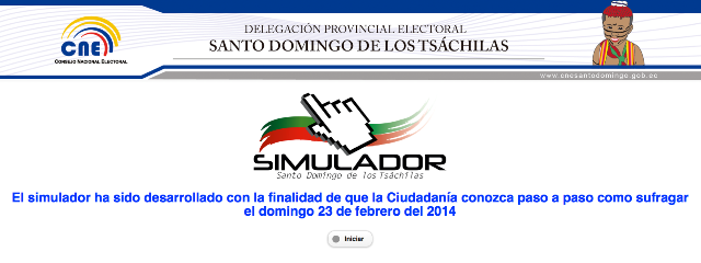 Electores se capacitan en simulador vía online