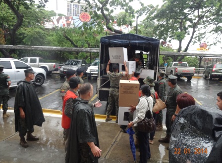 Simulacro para enfrentar inundaciones