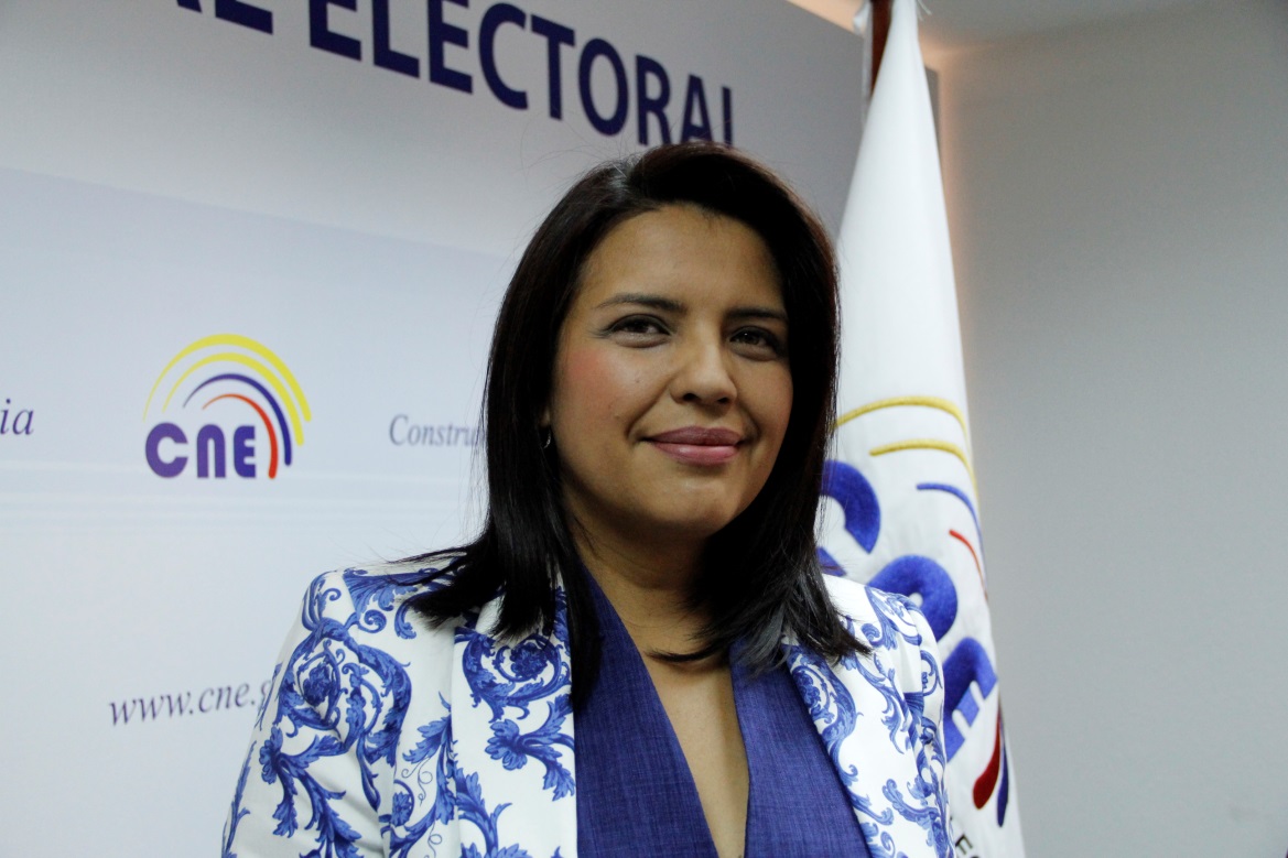 Roxana Silva, observadora electoral en El Salvador