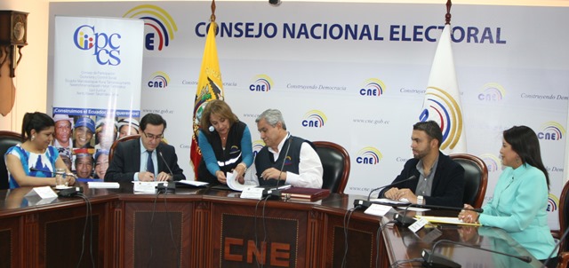 CNE y CPCCS fortalecen la cultura democrática