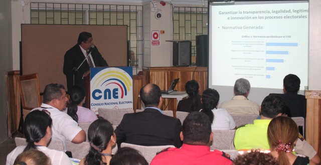 CNE - Los Ríos presentó informe de Rendición de Cuentas