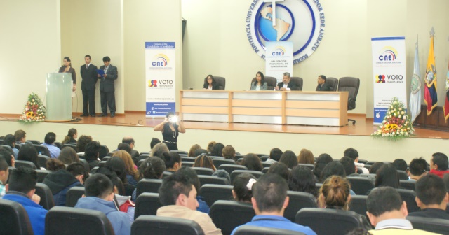 CNE de Tungurahua realiza Seminario sobre Marketing y Comunicación Política