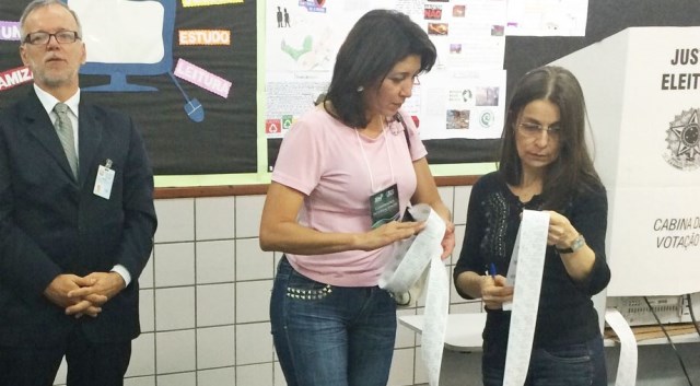 Consejera Nubia Villacís presente en elecciones de Brasil