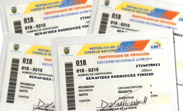 CNE elimina cobro de especies valoradas de certificados de votación